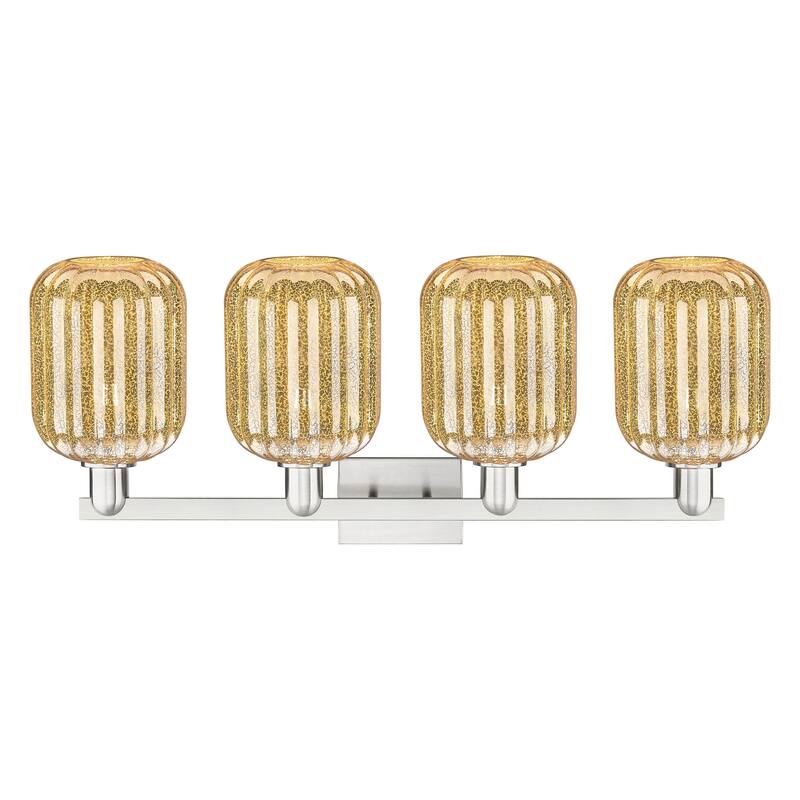 Innovations Lighting Downtown Urban - Preston - 4 Light 36" Jar Shade Bath Vanity Light
