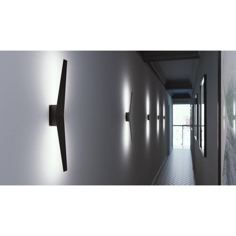 AFX Brink 2-light LED Sconce with White Acrylic