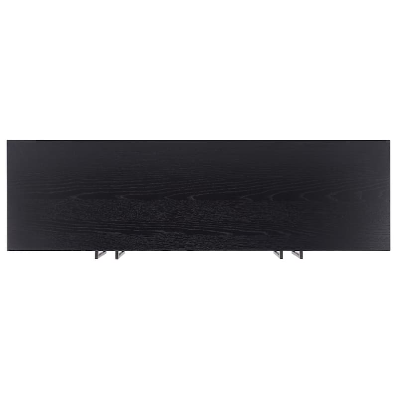 SAFAVIEH Couture Amadea 4 Door Media Stand - 58 In W x 17 In D x 24 In H - 58Wx24Dx17H