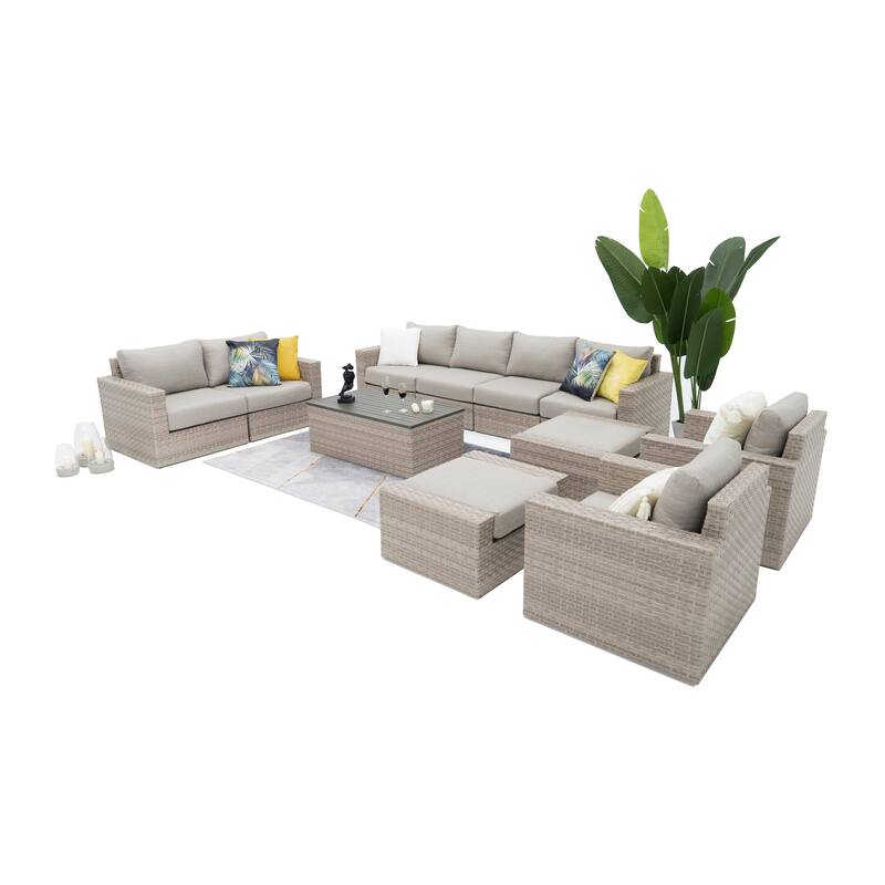 Avalon Bay 11-piece Deep Seating Set