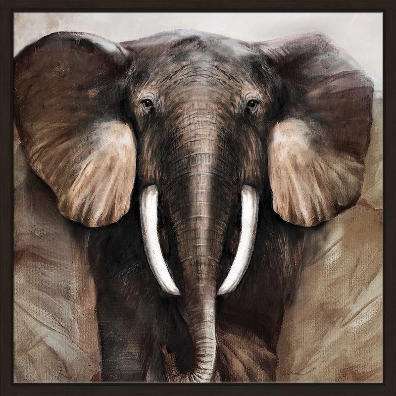 "Majestic Encounter" by Ruane Manning Print on Floating Canvas