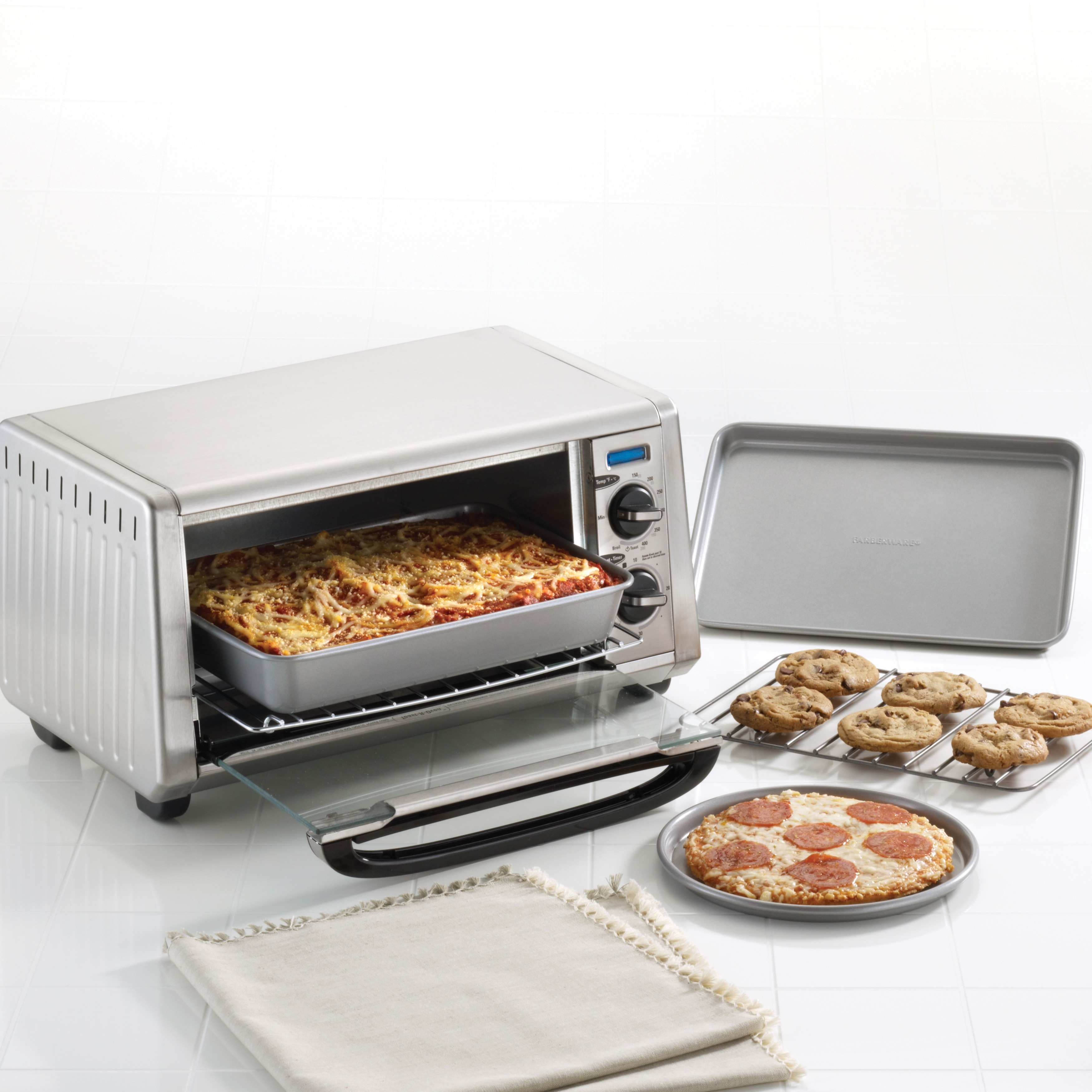 Toaster oven top bakeware set