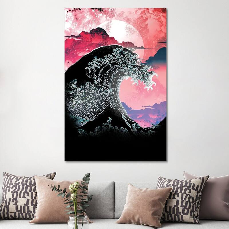 iCanvas "Soul Of The Classic Great Wave" by Donnie Art Canvas Print