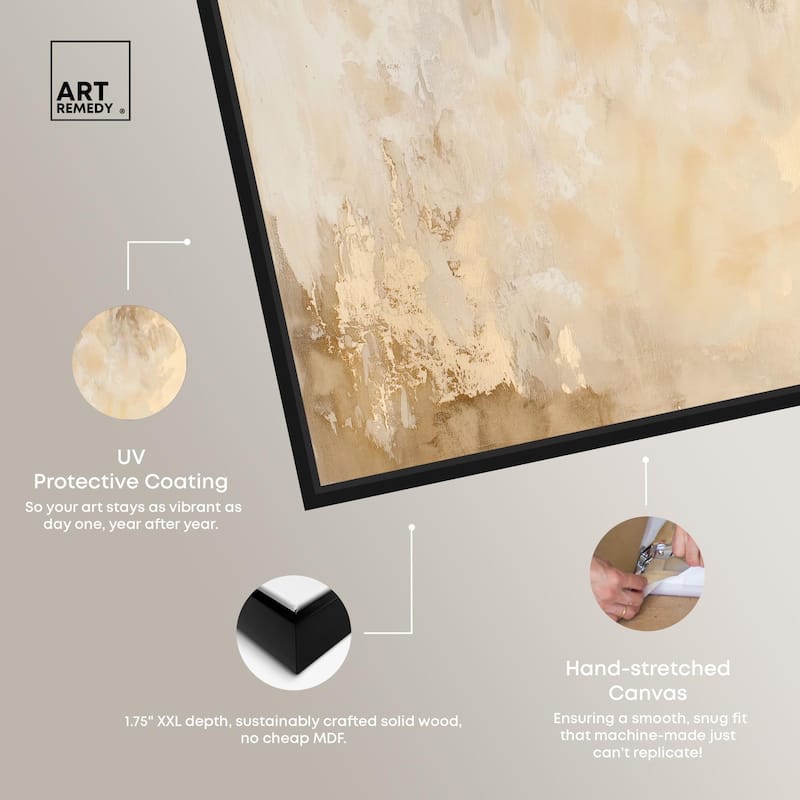 Sun Brust Gilding III Canvas by Art Remedy
