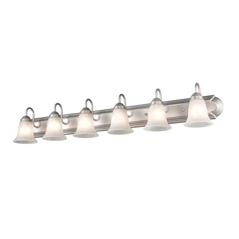 Millennium Lighting 6 Light Satin Nickel Bathroom Vanity Fixture
