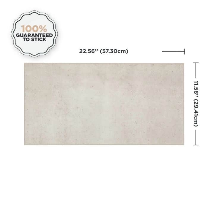 Peel and Stick Backsplash Tile - Smart Tiles Blok Beige X Large - Kitchen and Bathroom Stick on Tiles