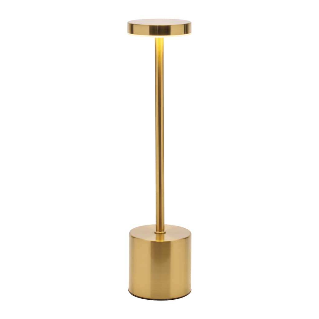 Modern Dimmable LED Touch Table Lamp 13.5"H