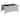 Pocassy Outdoor Patio Wicker Coffee Table-Rectangle - 46.5X28.5X21