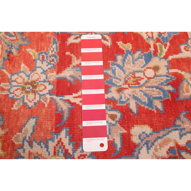 ECARPETGALLERY Hand-knotted Antalya Vintage Red Wool Rug - 9'9 x 13'9