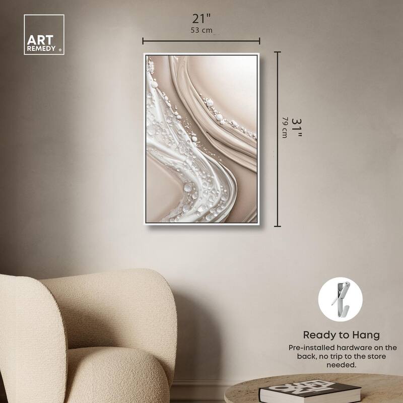 Viscous Veils I Canvas by Art Remedy