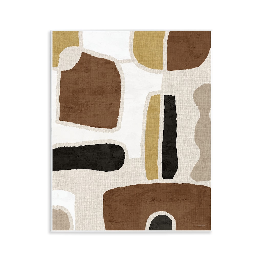 Stupell Earthy Organic Shapes Wall Plaque Art Design By Amber Sterling
