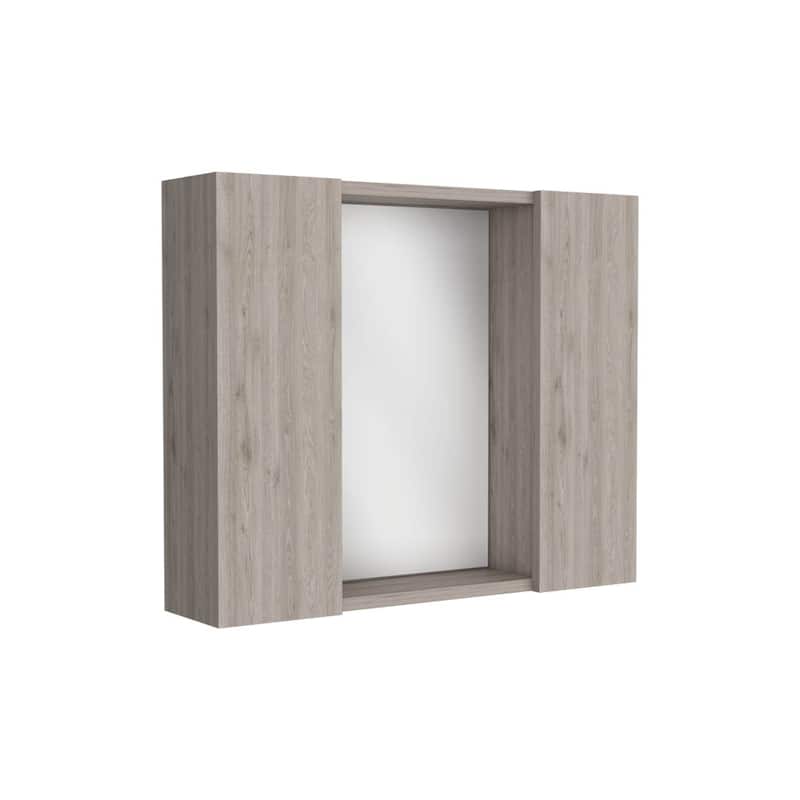 Medicine Cabinet Hops With Double Door And Mirror