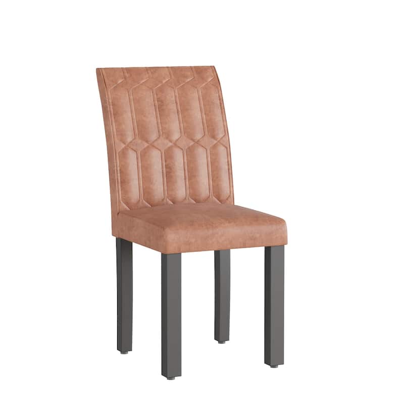 Javlergo Dining Chairs Set of 2/4/6 Upholstered Chairs with Solid Back for Kitchen Restaurant and Living Room