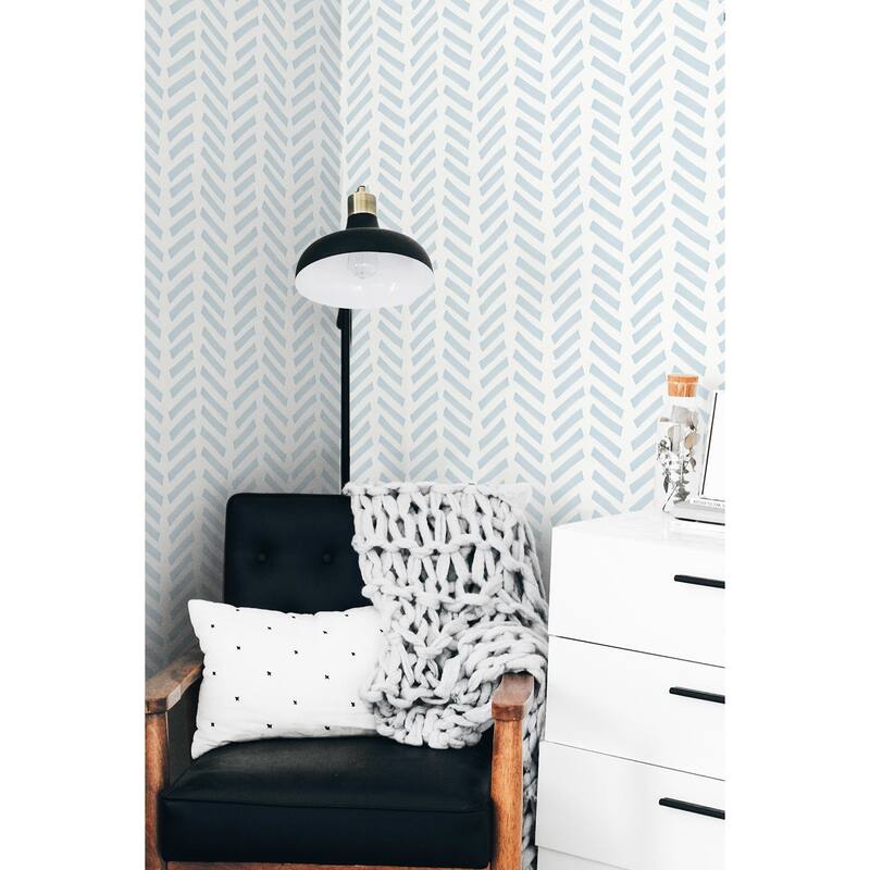 NextWall Mod Chevron Peel and Stick Wallpaper