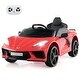 preview thumbnail 7 of 7, 12V Kids Ride On Car Chevrolet Corvette C8 Toy Car w/ Remote Control Red