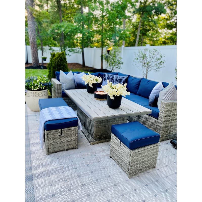 SAFAVIEH Bermuda Washable Jasenka Indoor/ Outdoor Waterproof Rug