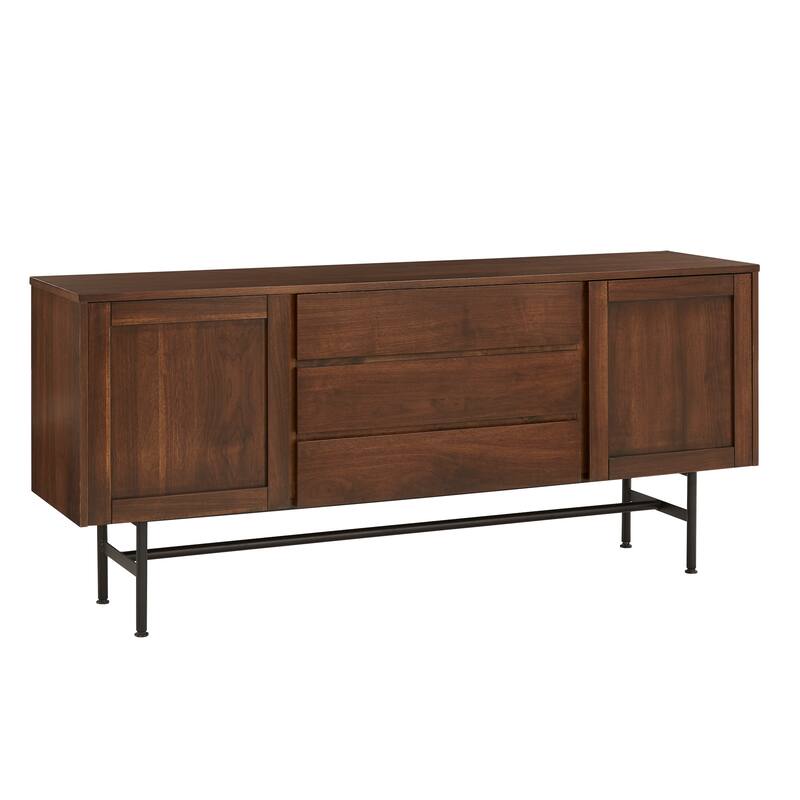 Ryanne Wood and Metal 2-Door and 3-Drawer Server by iNSPIRE Q Modern - Buffet