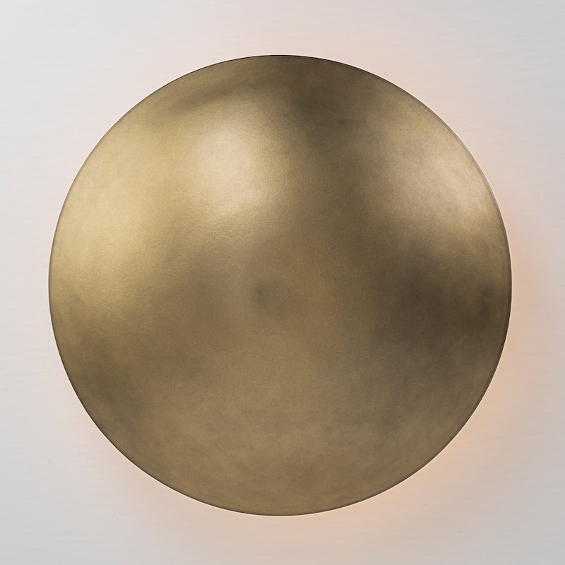 Vintage 4-Light Antique Brass Semi-Flush Mount Ceiling Light - Antique Brass - 17.7-in W x 7.5-in H