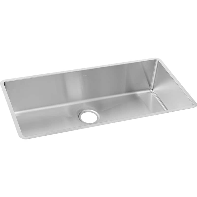 Elkay Crosstown Stainless Steel 36-1/2" x 18-1/2" x 9", Single Bowl Undermount Sink