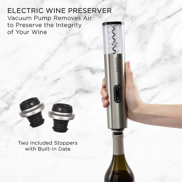Ivation 6-in-1 Wine Gift Set Electric Wine Bottle Opener - Overstock -  30390164