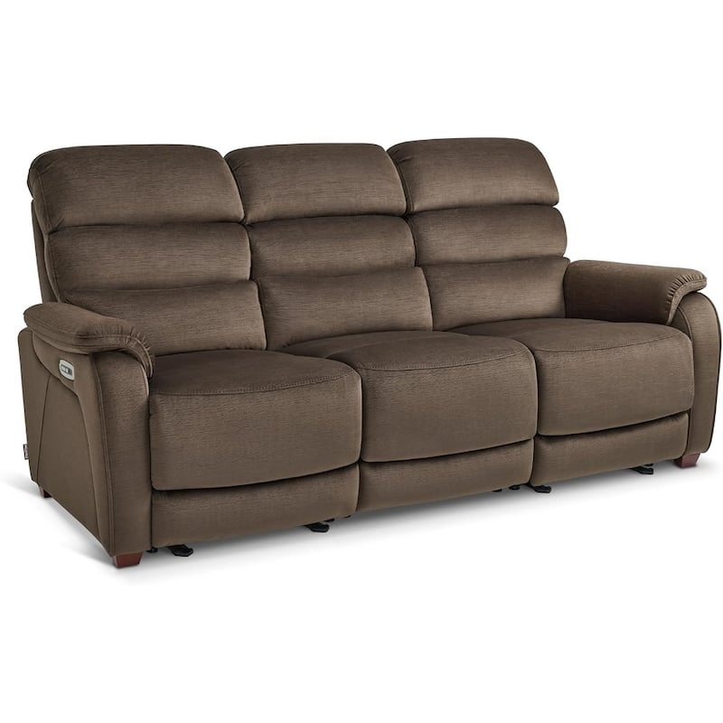 MCombo 61.6'' Wall Hugger Power Loveseat Recliner Sofa with Adjustable Headrest and USB A & C Charge Ports