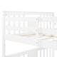 preview thumbnail 10 of 11, Convertible Full Bunk Bed with Guardrails & Ladder