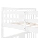 preview thumbnail 23 of 23, Twin Over Full Bunk Bed, Converted into 2 Beds, Solid Wood Bunkbeds Bedframe with Safety Rail and Ladder, for Kids/Teens Bedroom