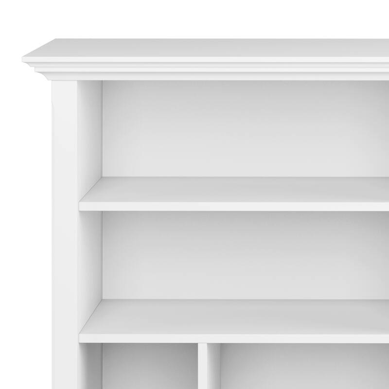 WYNDENHALL Halifax SOLID WOOD 44 inch x 44 inch Transitional Multi Cube Bookcase and Storage Unit - 44"w x 15.75"d x 44"h