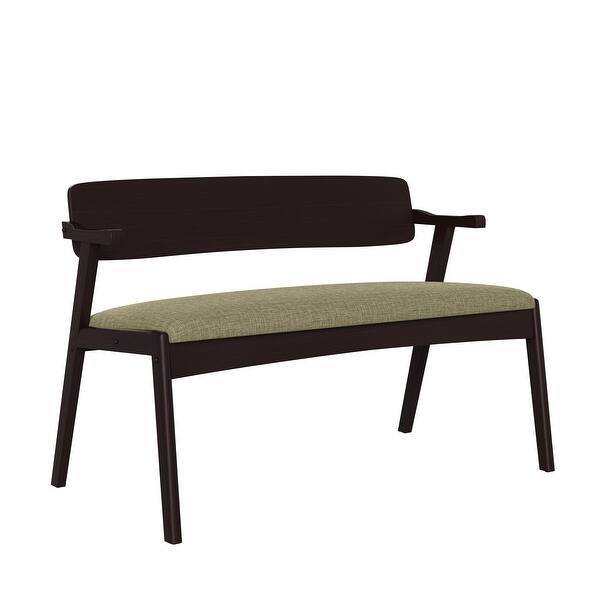 Carson Carrington Comiskey 5 Piece Mid Century Modern Wood Dining Table Arm Benches And Arm Chairs On Sale Overstock 30434782