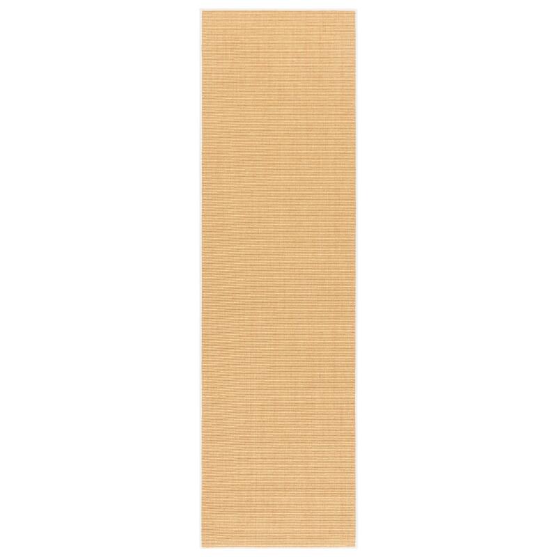 Martha Stewart by SAFAVIEH Klarita Sisal & Jute Area Rug - 2'3" x 8' Runner - Natural/White