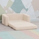 preview thumbnail 7 of 13, Delta Children Cozee Flip-Out Sherpa 2-in-1 Convertible Sofa to Lounger for Kids