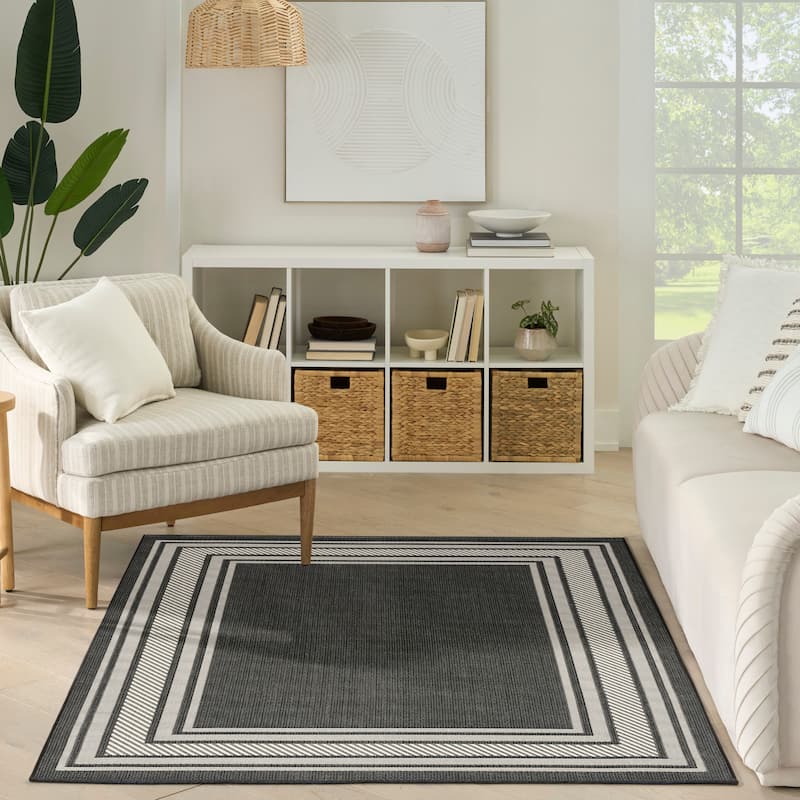 Nourison Horizon Indoor/Outdoor Geometric Area Rug