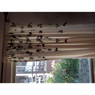 Shop Lush Decor Ivory Purple Faux Silk 84 Inch Flower