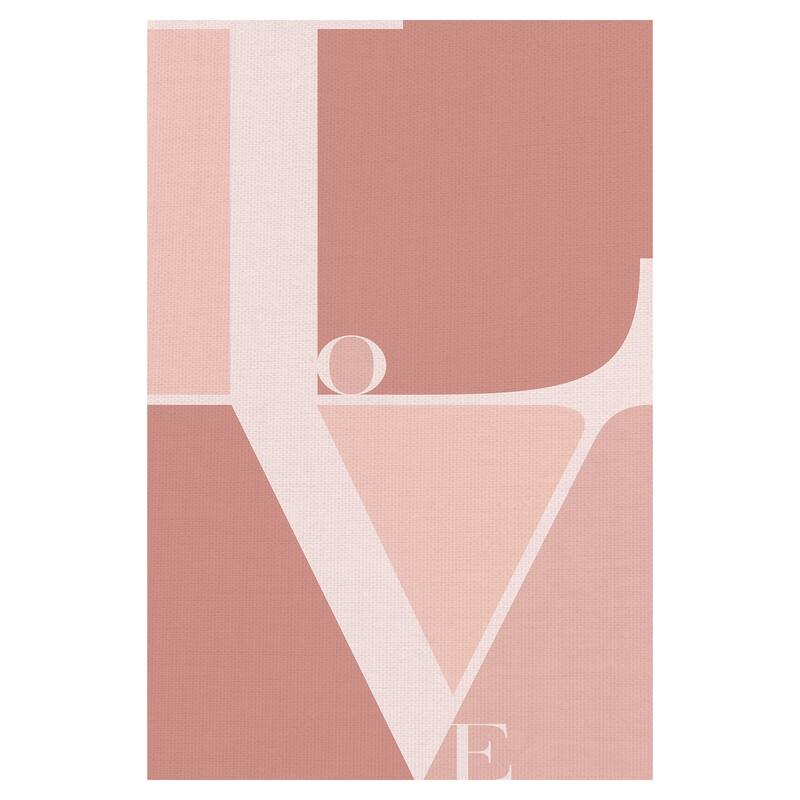 Love by TypeLike Canvas Art Print
