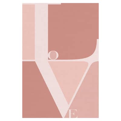 Love by TypeLike Canvas Art Print