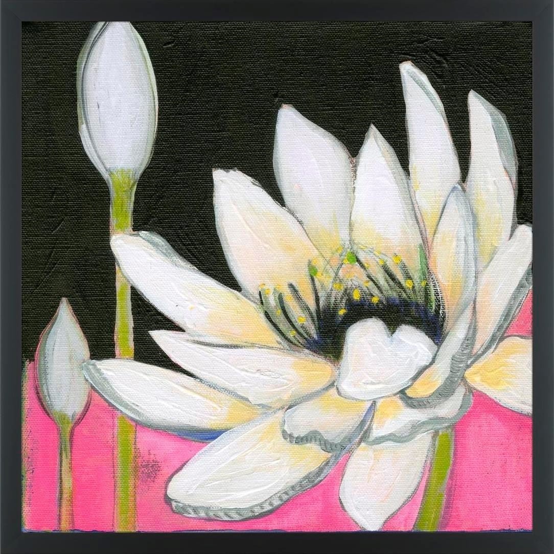Shop Easy Art Prints Jodi Fuchs S Bliss Lotus Iii Premium Canvas
