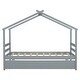 preview thumbnail 19 of 58, Twin Size House-shaped Bed with Trundle