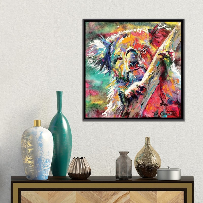 iCanvas "Curious Koala" by Jos Coufreur Framed