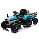 preview thumbnail 50 of 70, Electric Ride-On Tractor with Trailer for Kids, Dual Motors - Christmas Gift