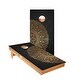 preview thumbnail 1 of 3, Golden Mandala Cornhole Boards NO Bags - Add Board Lights