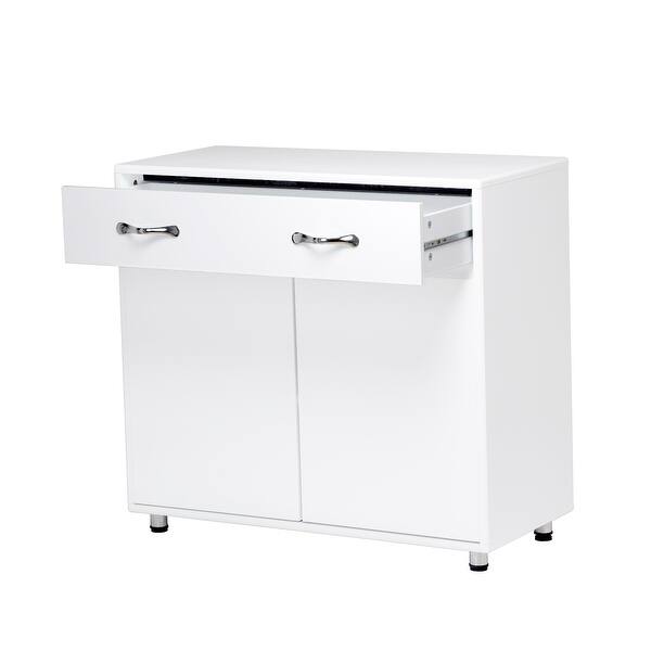 Two door Side Table-White - Bed Bath & Beyond