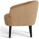 preview thumbnail 16 of 71, Bayville Sherpa Polyester Upholstered Barrel Chair - Faux Shearling