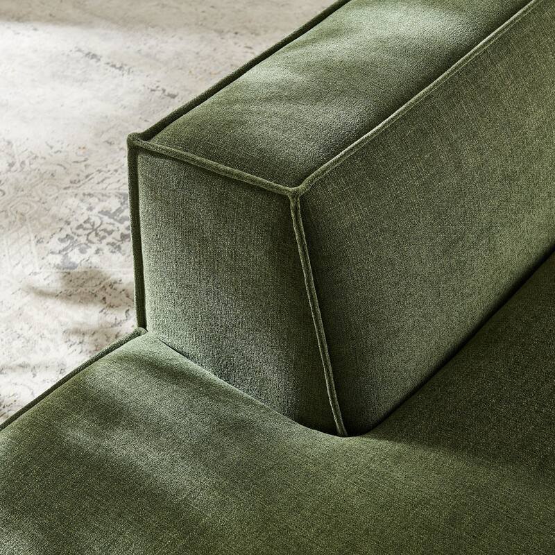 Restore Performance Fabric Upholstered Left-Facing Armless Modular Chaise