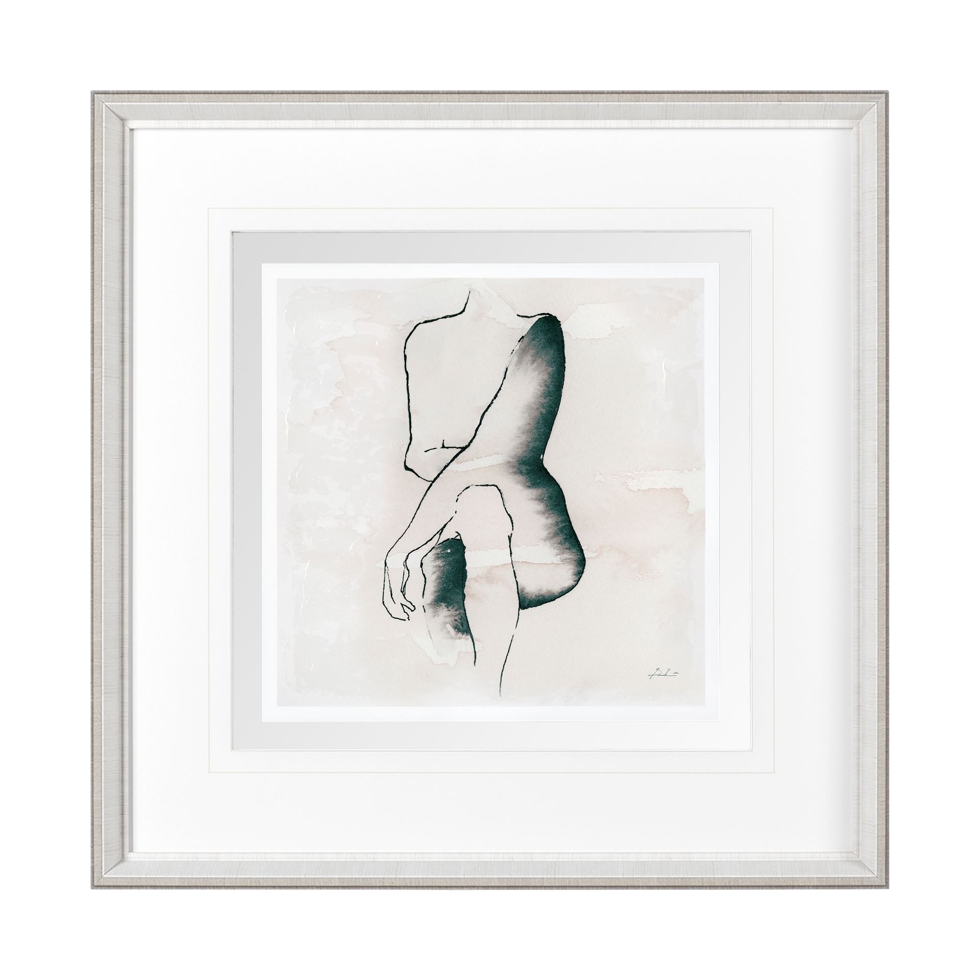 Andromedae Light V by Melody D a Hand Embellished Textured Framed Art Print Matted under Glass