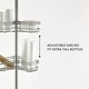 preview thumbnail 16 of 40, Utopia Alley Tension Pole Shower Caddy Corner Organizer, Adjustable with 4 Removable Baskets, 60 to 97 Inch