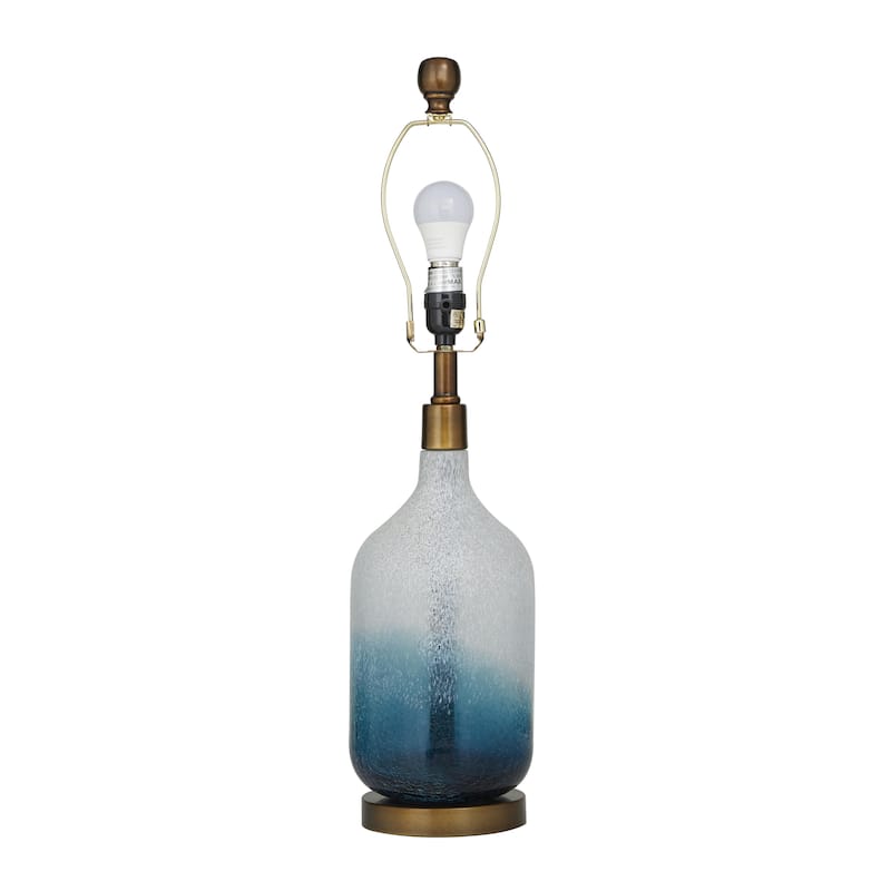 Glass Ombre Room Table Lamp - Set of 2 Blue - Roche River Decor