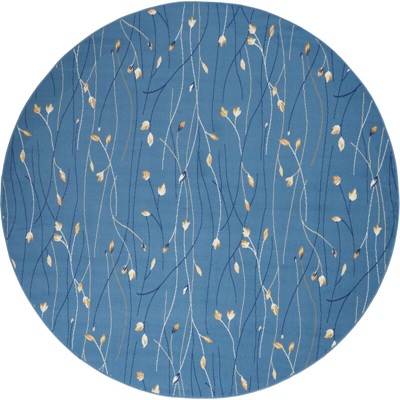 Nourison Grafix Floral Botanical Transitional Area Rug