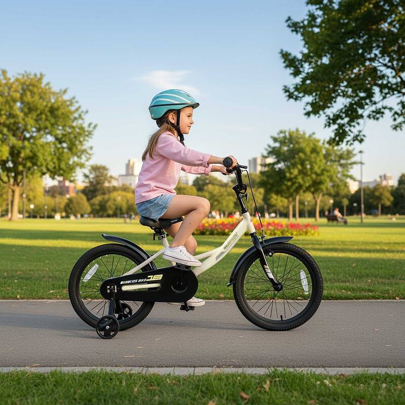 Costway 14" Kids Bike with Removable Training Wheels Adjustable Seat & - See Details