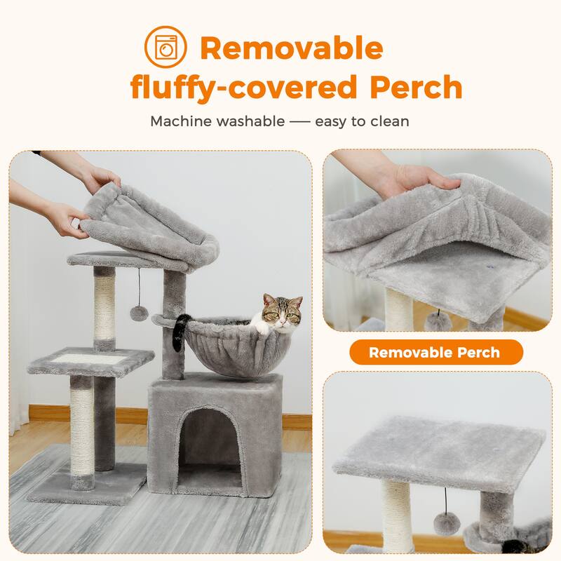 28.5" Tall Kitten Cat Tower