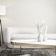 preview thumbnail 7 of 28, Galerie Wallcoverings Woods and Wicker Collection Triangular Wood Tile Matte Finish Vinyl on Non-woven Wallpaper Roll